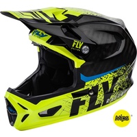 Fly Carbon Werx Imprint Black / Hi Vis Helmet