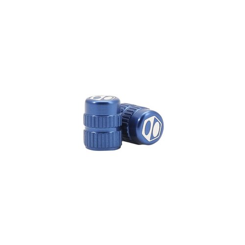 BOX Cube Schrader Valve Caps [Colour : Blue] [Valve: Schrader]