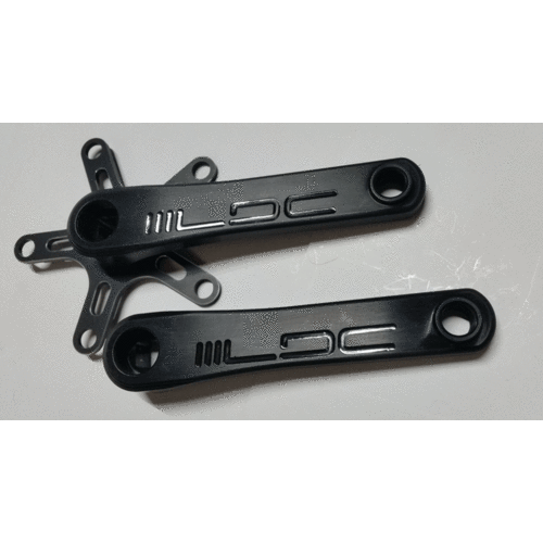 LDC Square Taper Cranks [Colour: Black Stealth] [Length: 140mm]